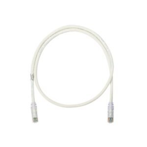 Cable de parcheo UTP Categoría 6, con plug modular en cada extremo - 1.5 m. - Blanco Mate
