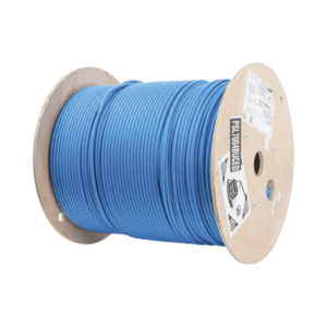 Bobina de Cable Blindado S/FTP de 4 pares, Cat7, Inmune a Ruido e Interferencias, LSZH (Bajo humo, Cero Halógenos), Color Azul, Bobina de 500 m