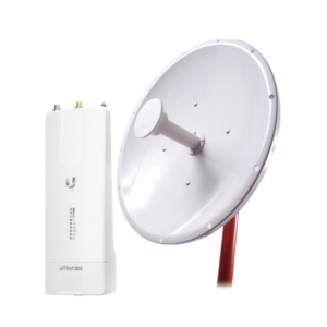 Kit de radio AF5XHD con antena NP2 de 34 dBi , Frecuencia (4.9-6.2 GHz), incluye jumper, ideal para distancias de hasta 50km