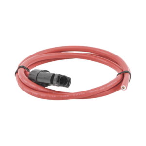 Cable Fotovoltaico, 1 m, Rojo, Calibre 10 AWG con Terminal MC4-M en un extremo