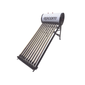 Bóiler Solar de Baja Presión con 9 Tubos de Vacío de Mayor Resistencia y Termotanque Inoxidable de Grado Alimenticio  de 90 L, Resistentes a Granizo de Hasta 25 mm/ l , Incluye Anodo de Magnesio