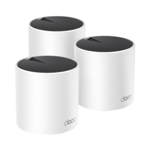 KIT de sistema inalámbrico Deco X55 mesh para hogar, doble banda Wi-Fi 6 (AX), doble puerto Gigabit, 2 antenas internas y compatible con amazon alexa