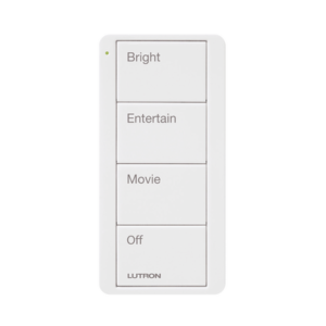 Control inalambrico PICO, 4 botones para con escenas ya predefinidas y grabado.