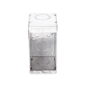 Caja Multigang de 1 Gang/ Profundidad de  2-1/2"/ 8 TKO (1/2" y 3/4").